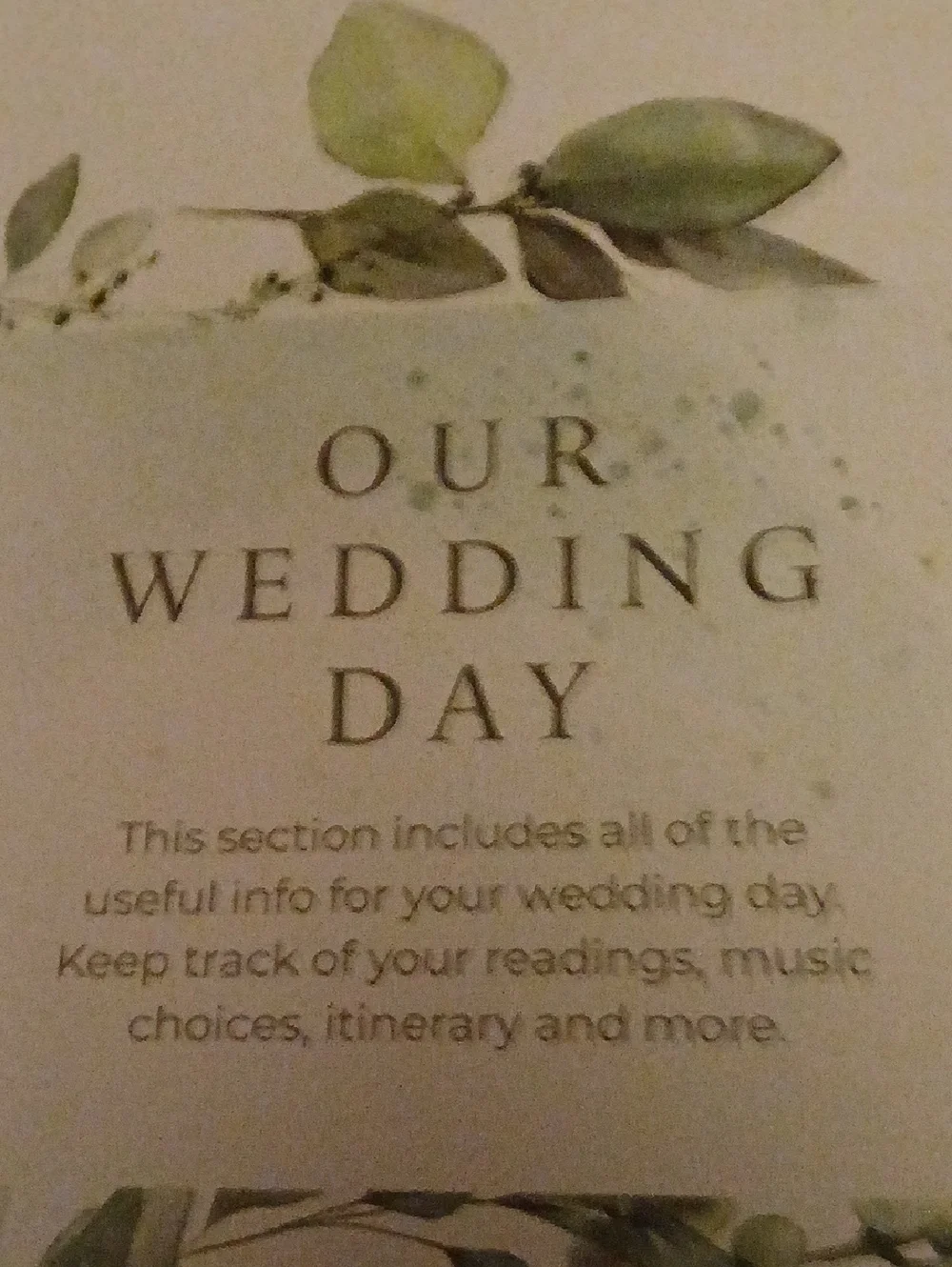 N/A complete wedding